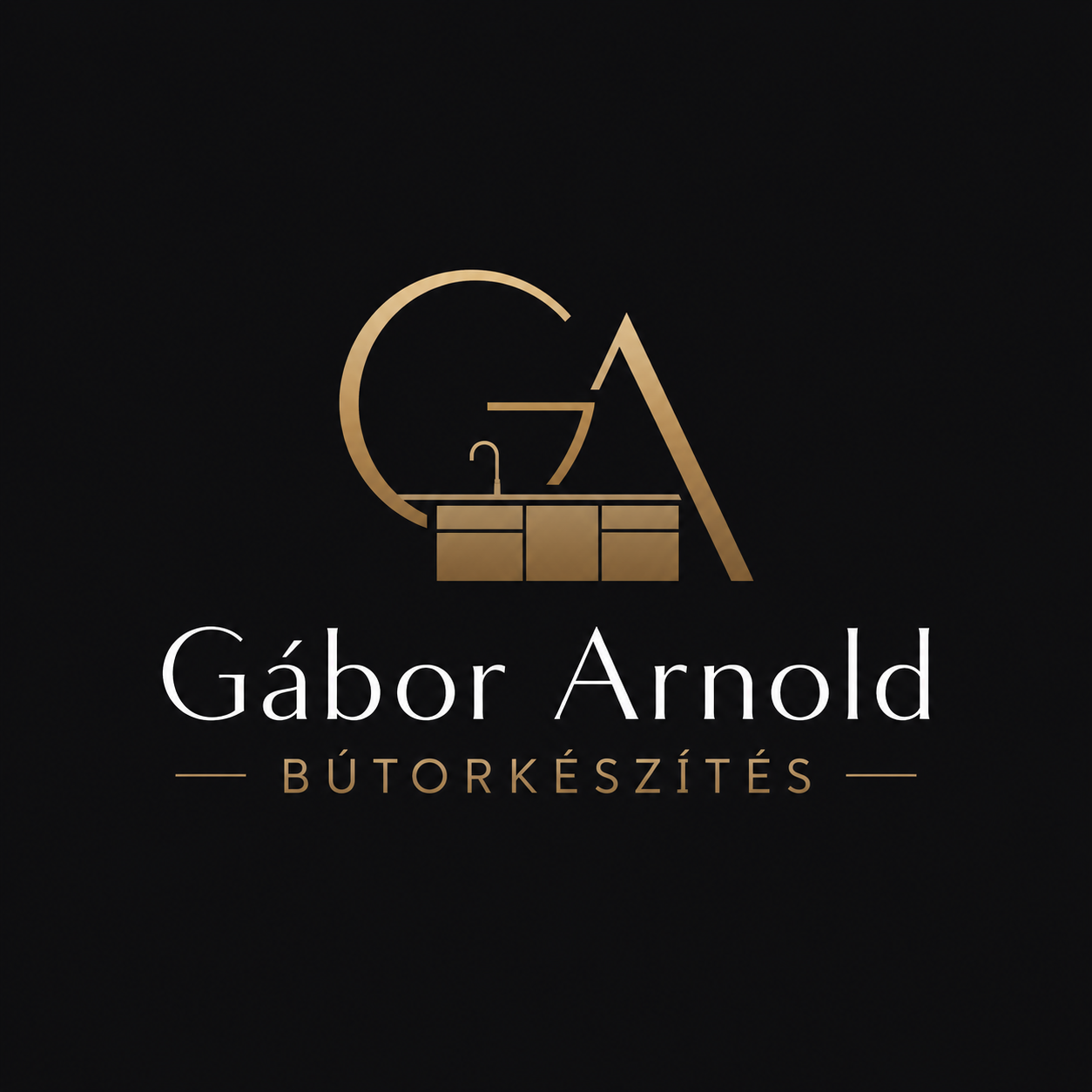 Gábor Arnold Bútorkészítés logó